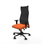 Piqueras y Crespo Albacete malla XL sincro malla negra bali naranja brazos 1D base nailon ruedas 65mm nailon