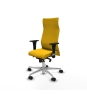 Piqueras y Crespo Albacete XL sincro bali amarillo brazos 1D base aluminio ruedas 65 mm nailon