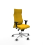 Piqueras y Crespo Albacete XL sincro bali amarillo brazos 1D base aluminio ruedas 65mm engomadas