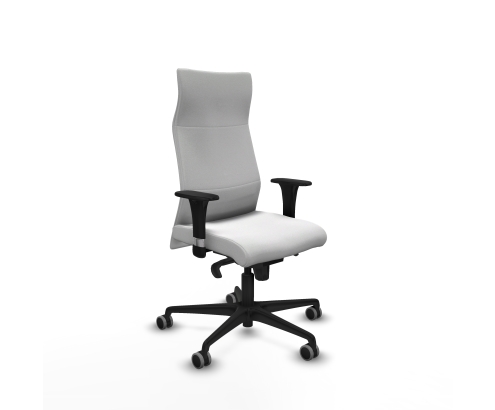 Piqueras y Crespo Albacete XL sincro bali blanco brazos 1D base nailon ruedas 65mm engomadas