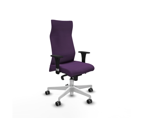 Piqueras y Crespo Albacete XL sincro bali morado brazos 1D base blanca ruedas 65mm engomadas