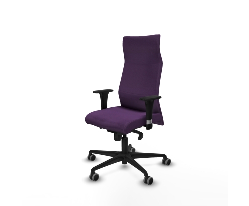 Piqueras y Crespo Albacete XL sincro bali morado brazos 1D base nailon ruedas 65mm engomadas