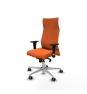 Piqueras y Crespo Albacete XL sincro bali naranja brazos 1D base aluminio ruedas 65mm engomadas