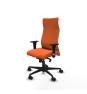 Piqueras y Crespo Albacete XL sincro bali naranja brazos 1D base nailon ruedas 65 mm nailon