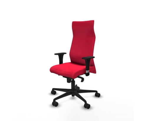Piqueras y Crespo Albacete XL sincro bali rojo brazos 1D base nailon ruedas 65 mm nailon