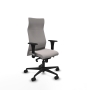 Piqueras y Crespo Albacete XL sincro similpiel blanco brazos 1D base nailon ruedas 65 mm nailon