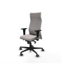 Piqueras y Crespo Albacete XL sincro similpiel blanco brazos 1D base nailon ruedas 65mm engomadas