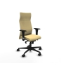 Piqueras y Crespo Albacete XL sincro similpiel crema brazos 1D base nailon ruedas 65 mm nailon