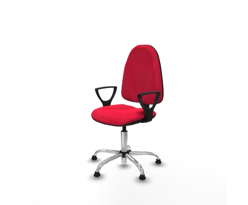 Piqueras y Crespo Algarra CP bali rojo brazos fijos base cromada topes