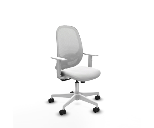 Piqueras y Crespo Cilanco blanca sincro malla blanca bali blanco brazos blancos base blanca ruedas 65mm nailon