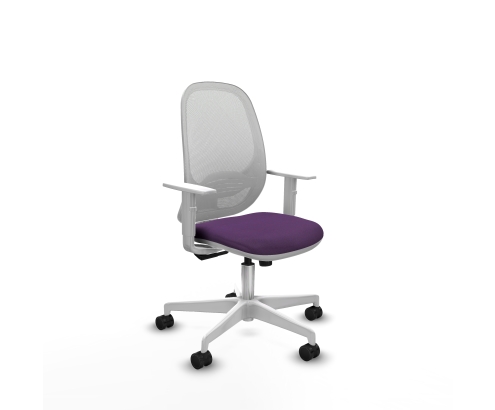 Piqueras y Crespo Cilanco blanca sincro malla blanca bali morado brazos blancos base blanca ruedas 65mm nailon