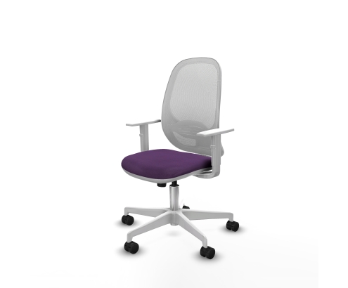 Piqueras y Crespo Cilanco blanca sincro malla blanca bali morado brazos blancos base blanca ruedas 65mm nailon