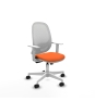 Piqueras y Crespo Cilanco blanca sincro malla blanca bali naranja brazos blancos base blanca ruedas 65mm nailon