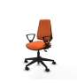 Piqueras y Crespo Elche AS bali naranja brazos fijos base piramidal ruedas nailon 65mm