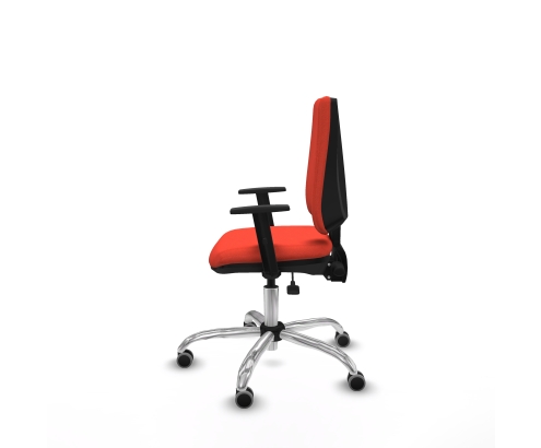 Piqueras y Crespo Elche AS bali naranja oscuro brazos 1D base cromada ruedas engomadas 65mm