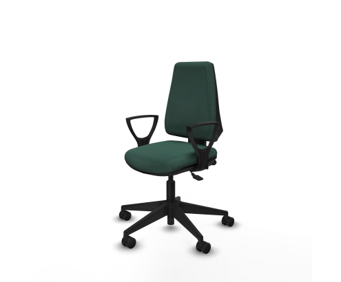 Piqueras y Crespo Elche AS bali verde botella brazos fijos base piramidal ruedas nailon 65mm