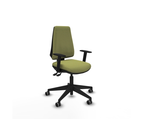 Piqueras y Crespo Elche AS bali verde oliva brazos 1D base piramidal ruedas engomadas 65mm