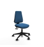 Piqueras y Crespo Elche AS similpiel azul claro base piramidal ruedas nailon 65mm