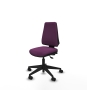 Piqueras y Crespo Elche AS similpiel morado base piramidal ruedas nailon 65mm