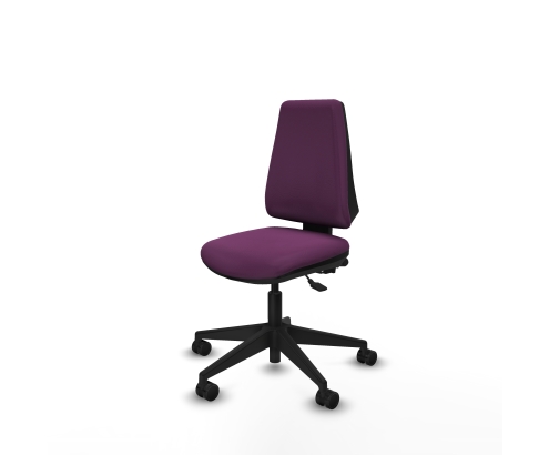 Piqueras y Crespo Elche AS similpiel morado base piramidal ruedas nailon 65mm
