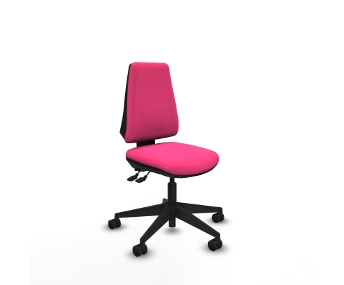 Piqueras y Crespo Elche AS similpiel rosa base piramidal ruedas nailon 65mm