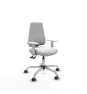 Piqueras y Crespo Elche blanca asincro bali blanco brazos blancos base cromada ruedas 65mm engomadas