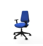 Piqueras y Crespo Elche CP bali azul brazos 1D base piramidal ruedas nailon 65mm