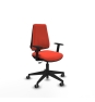 Piqueras y Crespo Elche CP bali naranja oscuro brazos 1D base piramidal ruedas engomadas 65mm