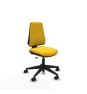 Piqueras y Crespo Elche CP similpiel amarillo base piramidal ruedas nailon 65mm