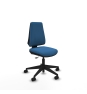 Piqueras y Crespo Elche CP similpiel azul claro base piramidal ruedas nailon 65mm