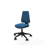 Piqueras y Crespo Elche CP similpiel azul claro base piramidal ruedas nailon 65mm