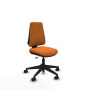 Piqueras y Crespo Elche CP similpiel naranja base piramidal ruedas nailon 65mm