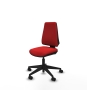 Piqueras y Crespo Elche CP similpiel rojo base piramidal ruedas nailon 65mm