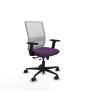 Piqueras y Crespo Haches traslack malla blanca bali morado brazos 2D base nailon ruedas 65mm nailon