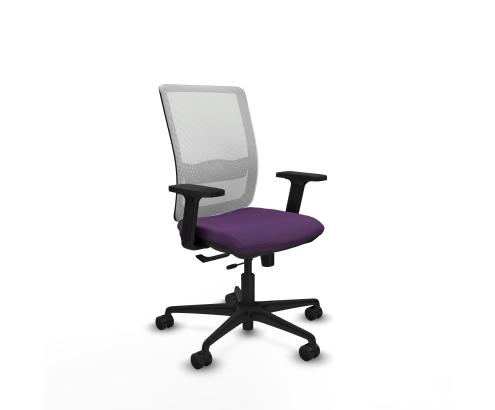 Piqueras y Crespo Haches traslack malla blanca bali morado brazos 2D base nailon ruedas 65mm nailon