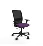 Piqueras y Crespo Haches traslack malla negra bali morado brazos 2D base nailon ruedas 65mm nailon