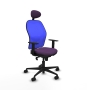 Piqueras y Crespo Jorquera sincro malla azul bali morado brazos 1D base nailon cabecero fijo ruedas 65mm nailon