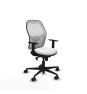 Piqueras y Crespo Jorquera sincro malla blanca bali blanco brazos 1D base nailon  ruedas 65mm nailon