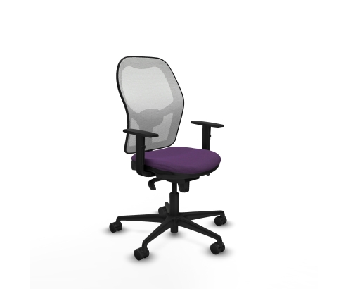 Piqueras y Crespo Jorquera sincro malla blanca bali morado brazos 1D base nailon ruedas 65mm nailon