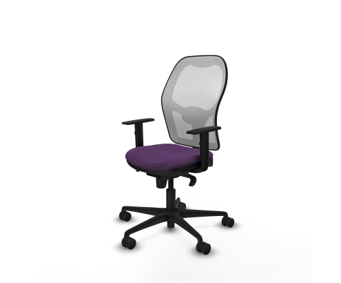 Piqueras y Crespo Jorquera sincro malla blanca bali morado brazos 1D base nailon ruedas 65mm nailon