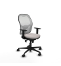 Piqueras y Crespo Jorquera sincro malla blanca similpiel blanco brazos 1D base nailon  ruedas 65mm nailon