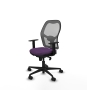 Piqueras y Crespo Jorquera sincro malla gris bali morado brazos 1D base nailon  ruedas 65mm nailon