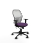 Piqueras y Crespo Jorquera traslack malla blanca bali morado brazos 1D base nailon  ruedas 65mm nailon
