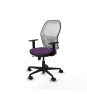 Piqueras y Crespo Jorquera traslack malla blanca bali morado brazos 1D base nailon  ruedas 65mm nailon