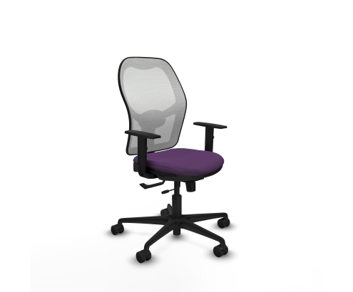 Piqueras y Crespo Jorquera traslack malla blanca bali morado brazos 1D base nailon ruedas 65mm nailon