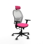 Piqueras y Crespo Jorquera traslack malla blanca similpiel rosa brazos 3D base nailon cabecero 2D ruedas 65mm engomada
