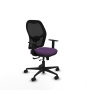 Piqueras y Crespo Jorquera traslack malla negra bali morado brazos 1D base nailon  ruedas 65mm nailon