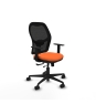 Piqueras y Crespo Jorquera traslack malla negra bali naranja brazos 1D base nailon  ruedas 65mm nailon