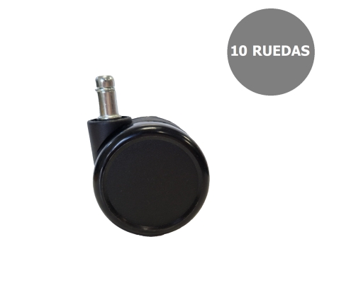 Piqueras y Crespo Kit de 10 ruedas de nailon de 65mm