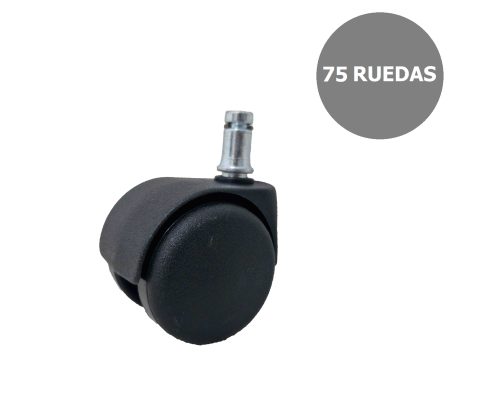 Piqueras y Crespo Kit de 60 ruedas de nailon autofrenantes de 50 mm perno 11 mm